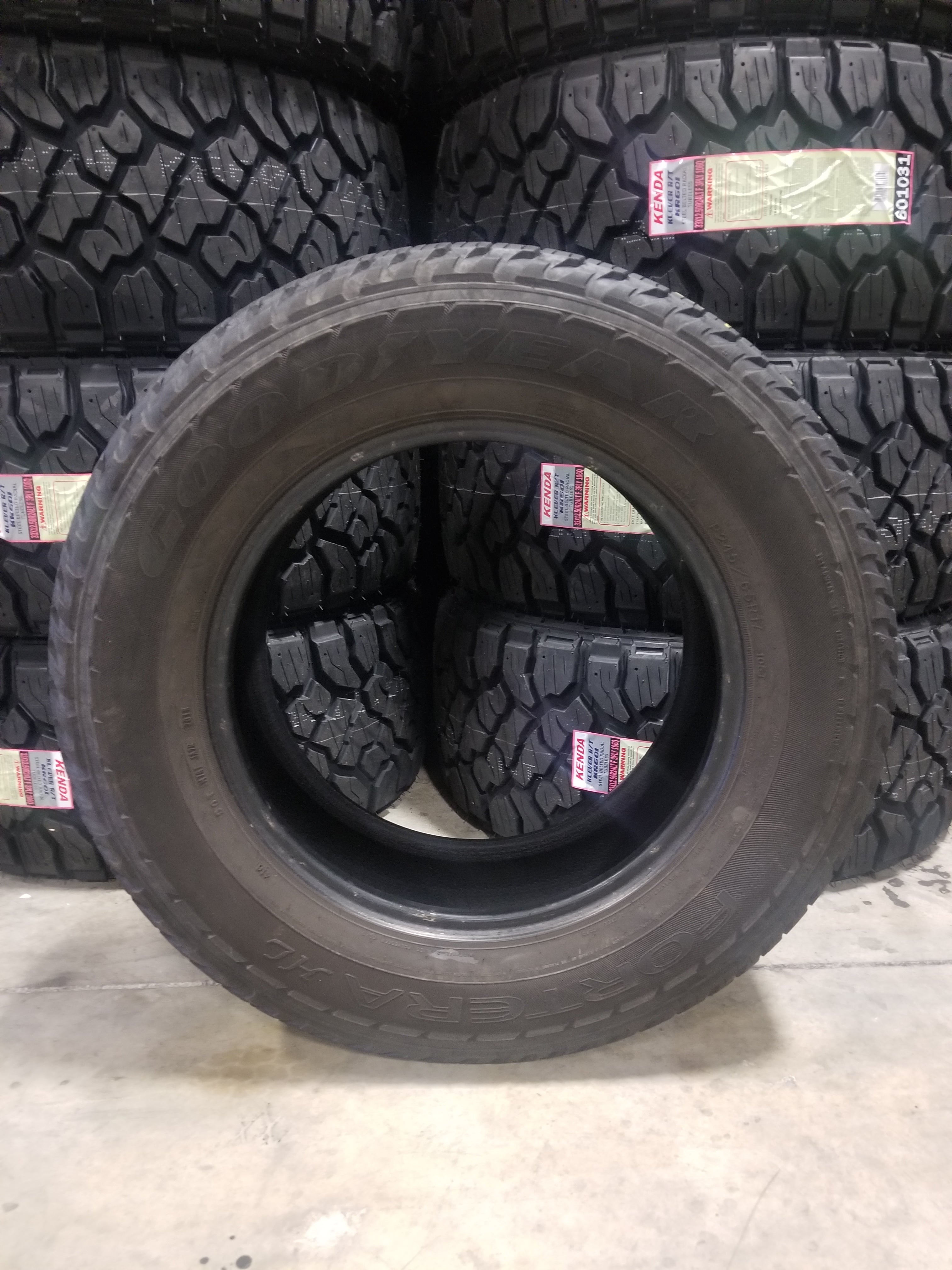 SET OF 4 245/65R17 Goodyear Fortera HL 105 T SL - Used Tires – High Tread  Used Tires