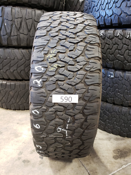 SET OF 2 275/60R20 BFGoodrich All-Terrain T/A K02 115/112 S D - Used Tires