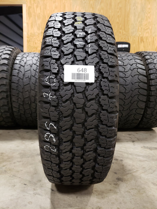 SINGLE 285/70R17 Goodyear Wrangler All-Terrain Aventure 121/118 R E - Used Tires