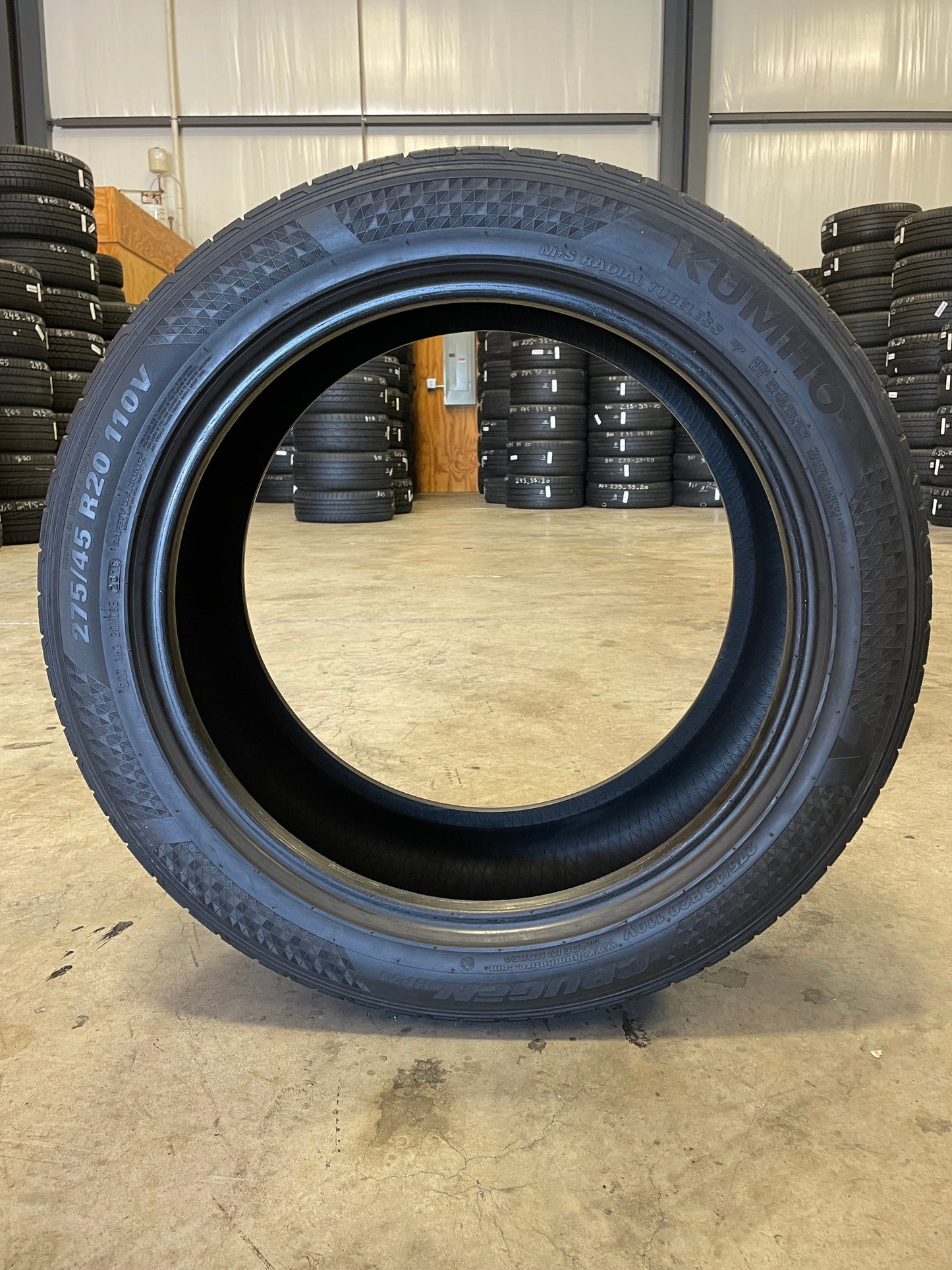 SINGLE 275/45R20 Kumho CRUGEN HP71 110 V XL - Premium Used Tires