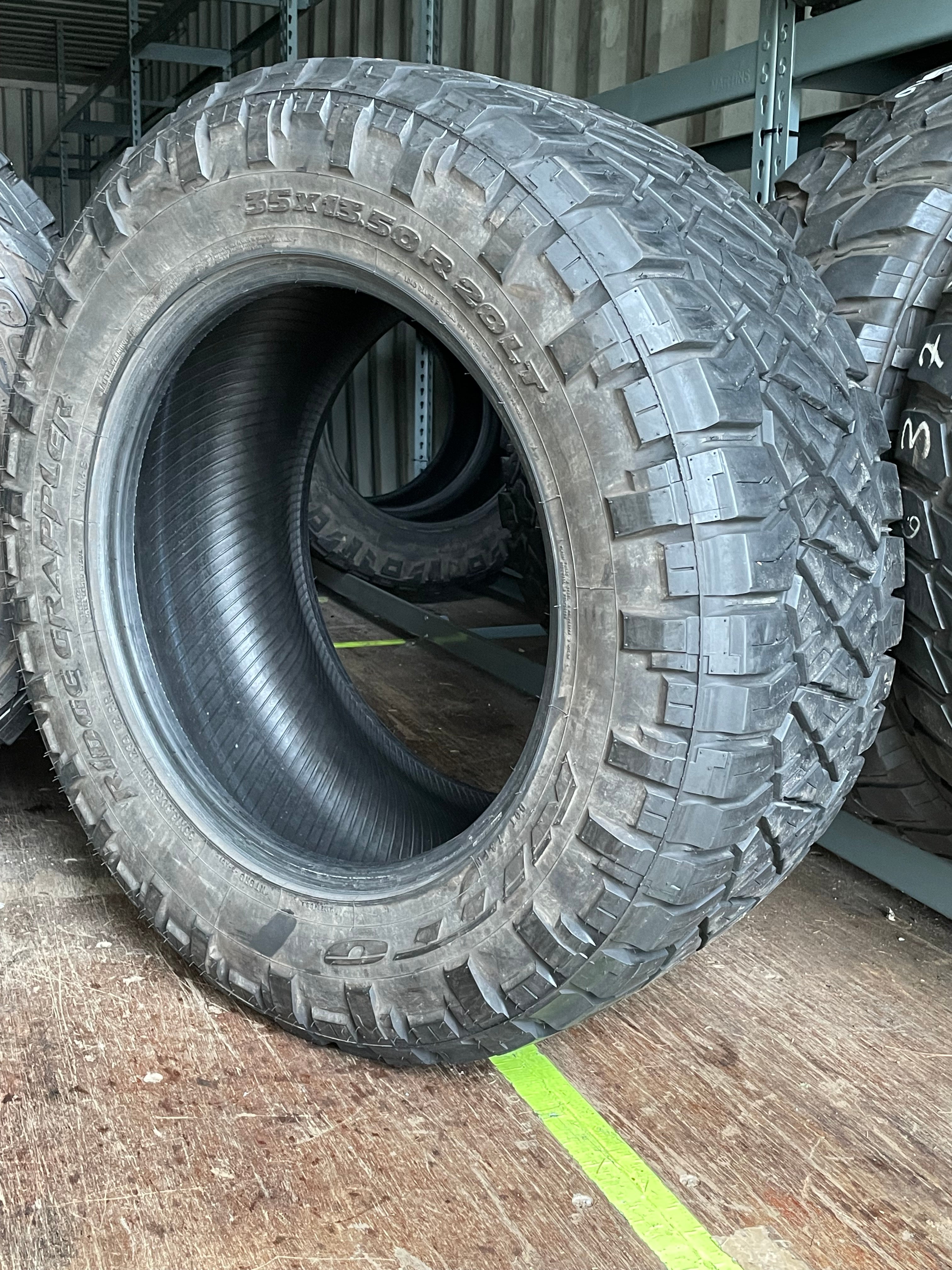 SINGLE 35x13.50R20 Nitto Ridge Grappler 126Q F - Used Tires | Wheels ...