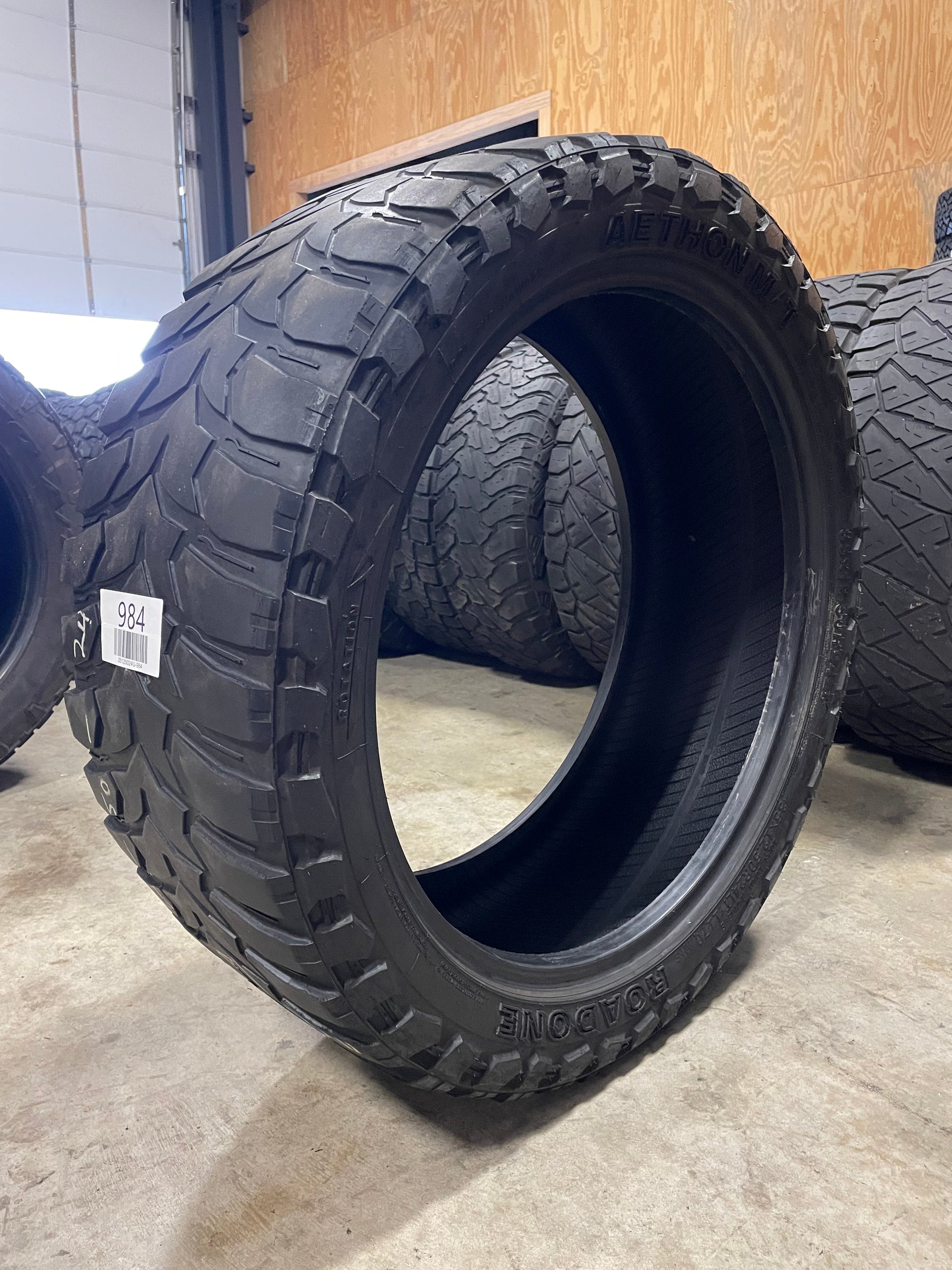 SET OF 4 35X12.50R24 Roadone Aethon M/T 117 Q E - Used Tires