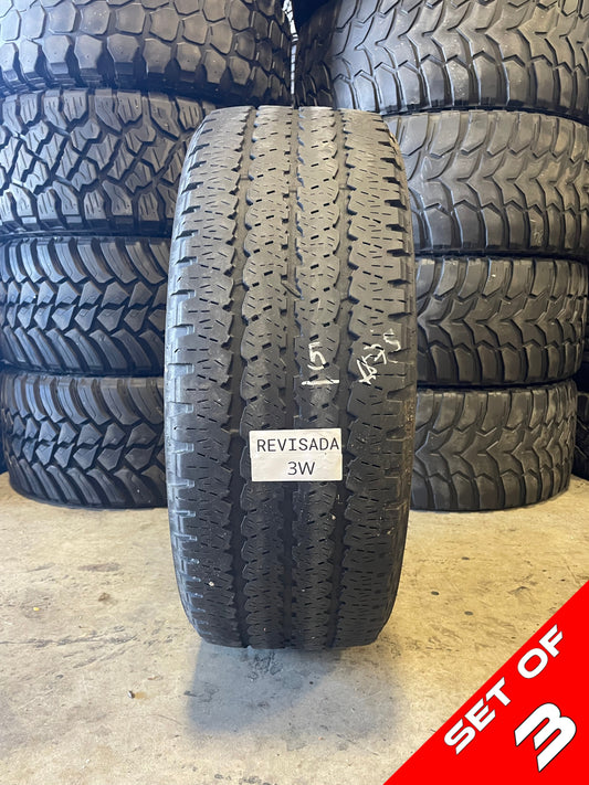 SET OF 3 275/65R18 Firestone Transforce AT2 123/120 R E - Used Tires