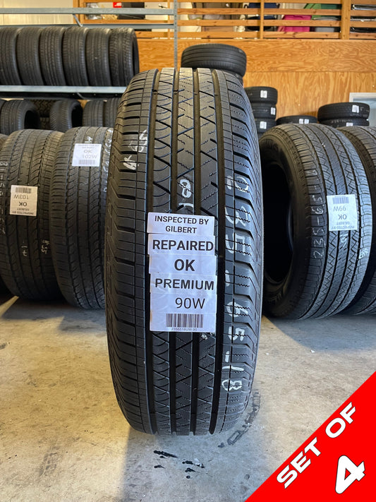 SET OF 4 235/65R18 Continental Crosscontac LX Sport 106 H SL - Used Tires