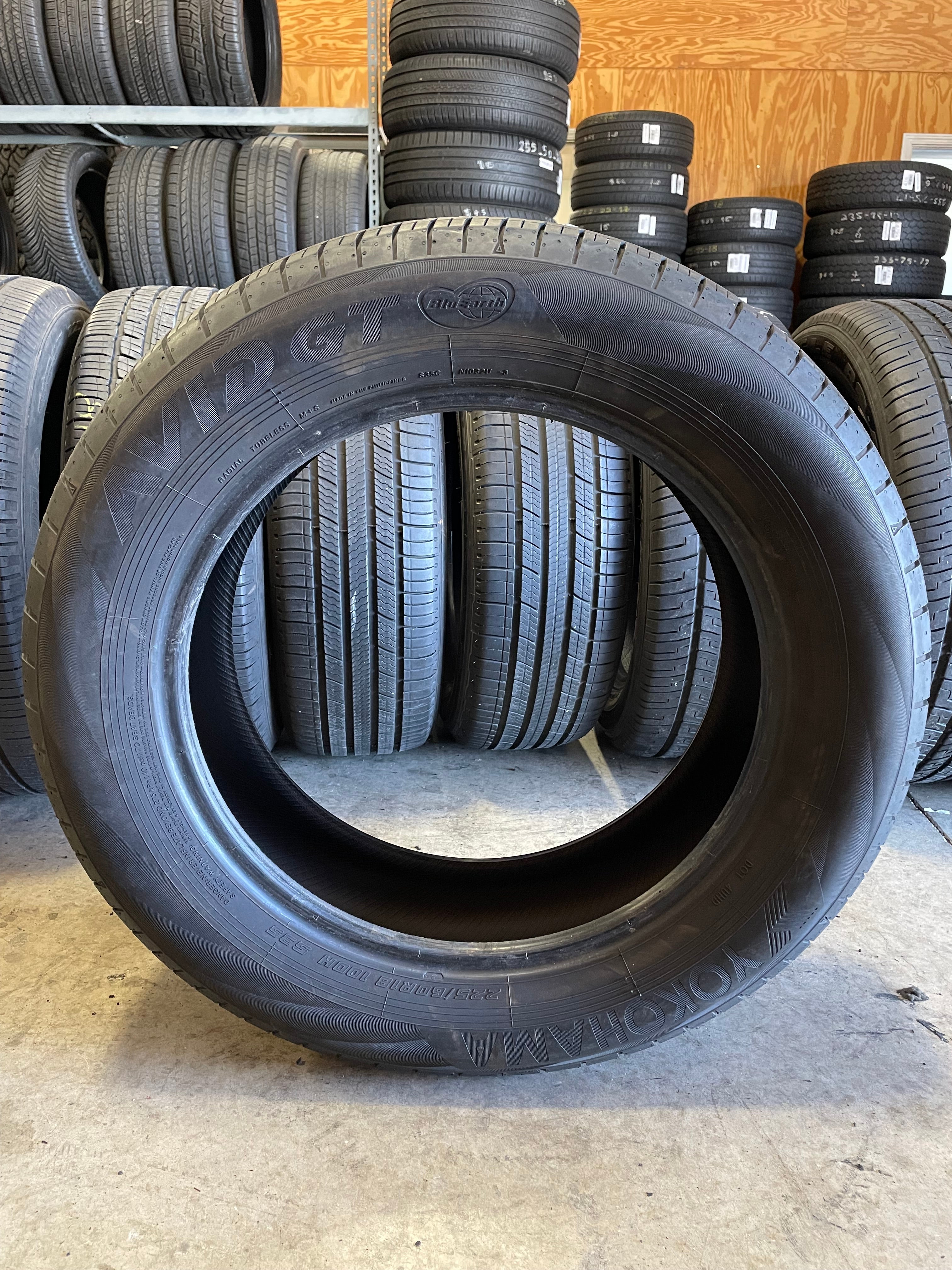 SET OF 3 225/60R18 Yokohama Avid GT 100 H SL - Used Tires – High