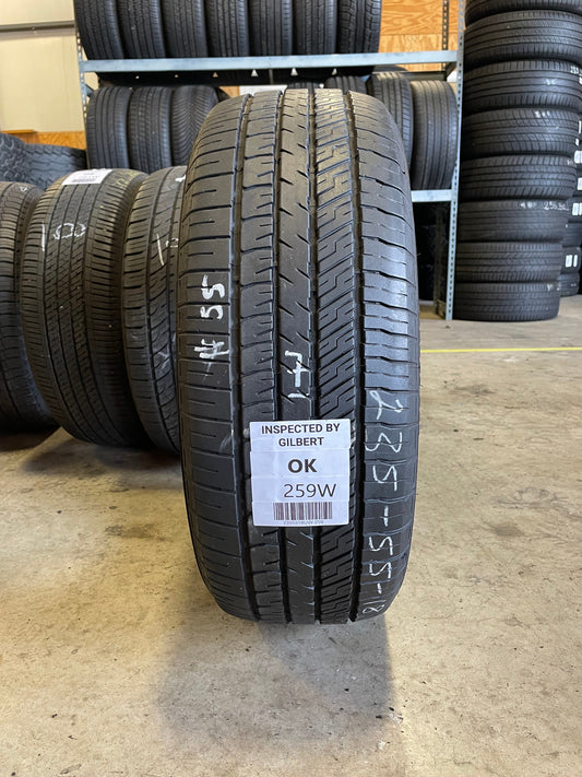 SINGLE 235/55R18 Goodyear Eagle RS-A 100 V SL - Used Tires