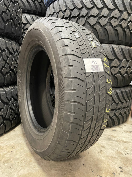 SINGLE 255/65R17 Fuzion Fuzion Suv 110 T 2337LBS - Used Tires