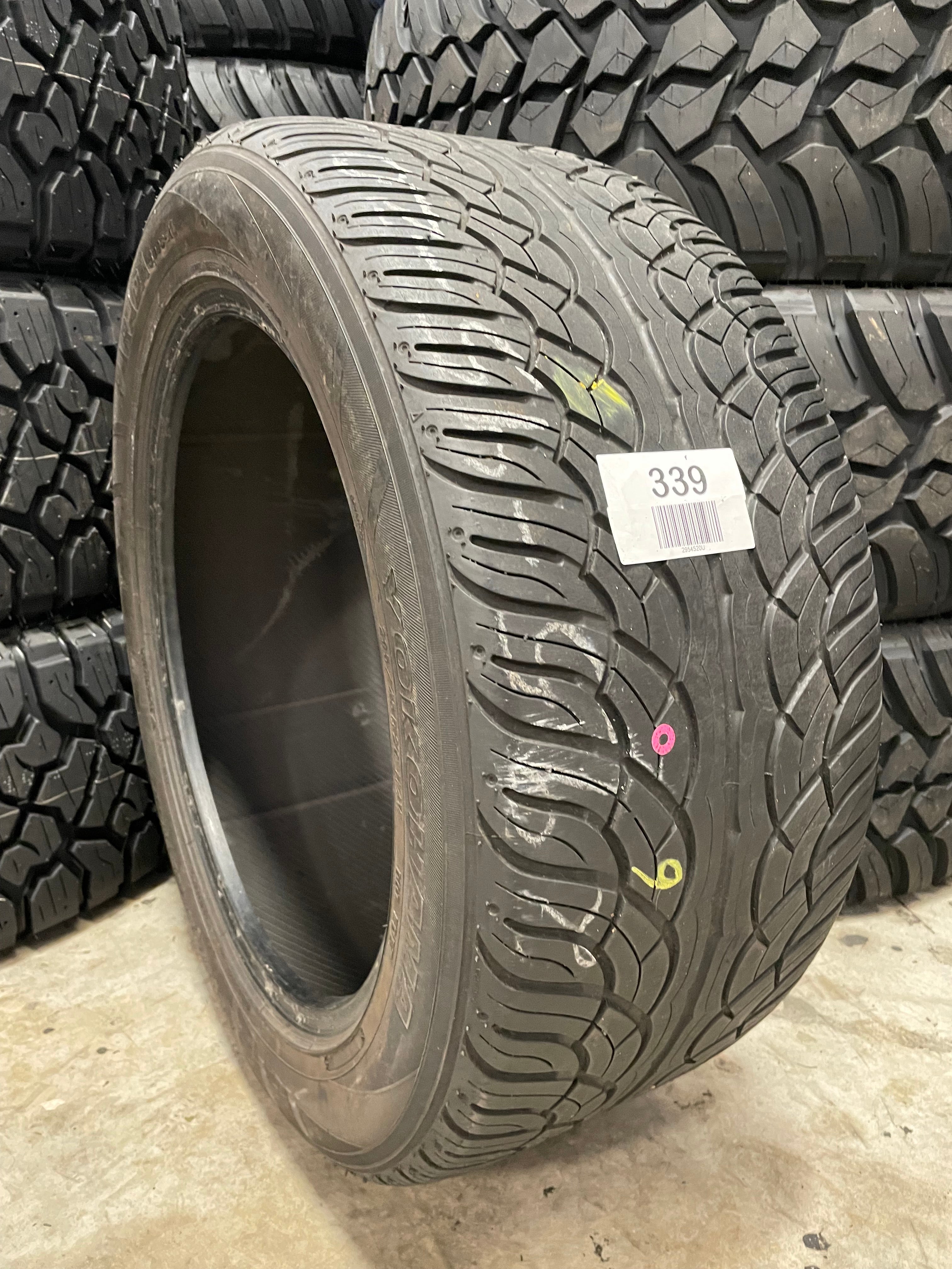 SINGLE 295/45R20 Yokohama Parada Spec-x 114 V XL - Used Tires