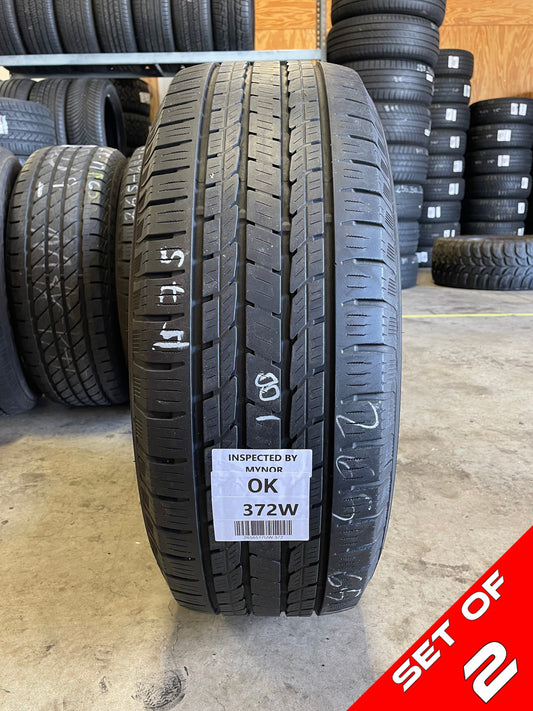 SET OF 2 265/65R17 Yokohama YK-HTX 116 T XL - Used Tires