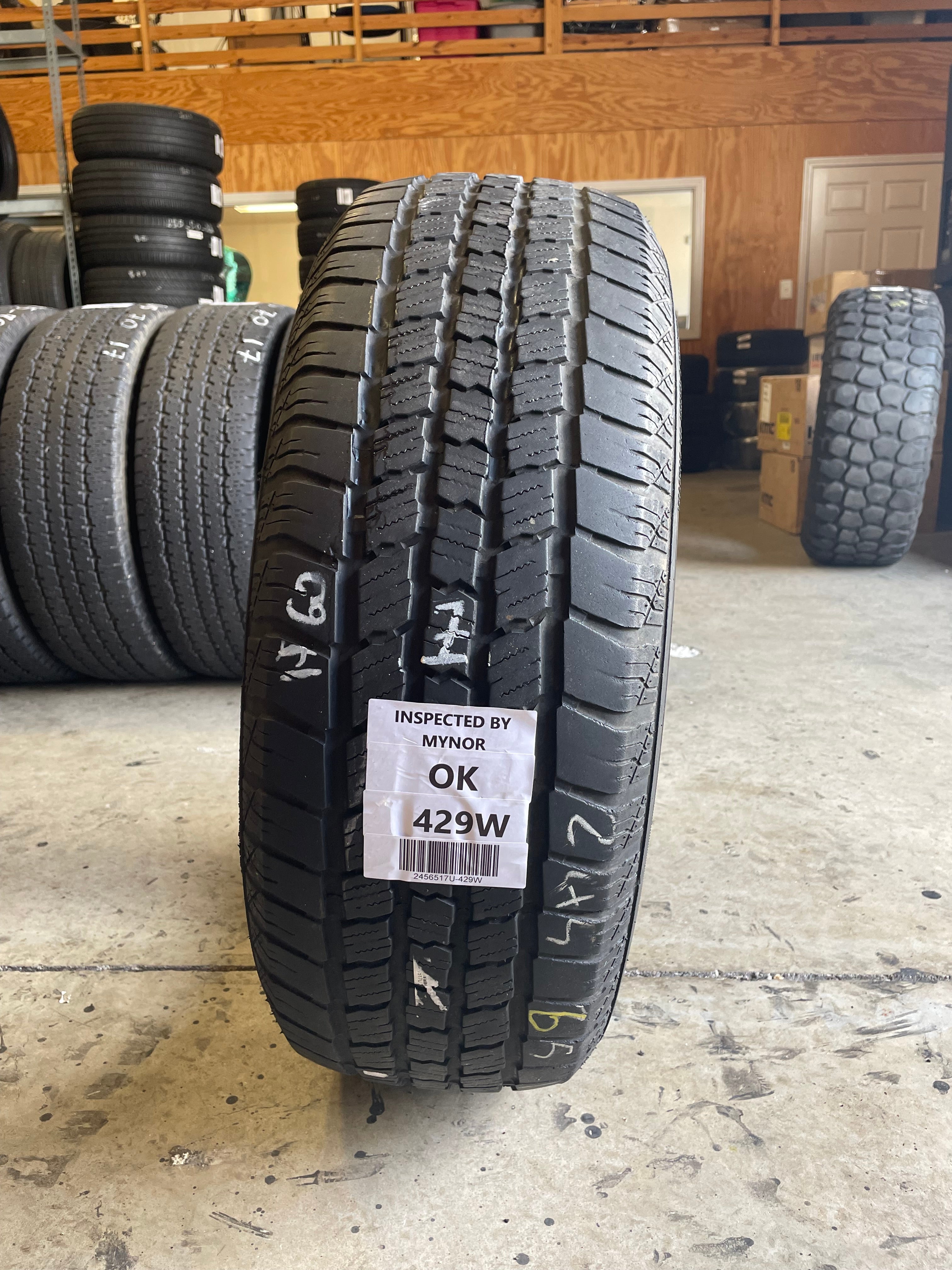 SINGLE 245/65R17 Ironman Radial A/P 107 T SL - Used Tires – High Tread ...