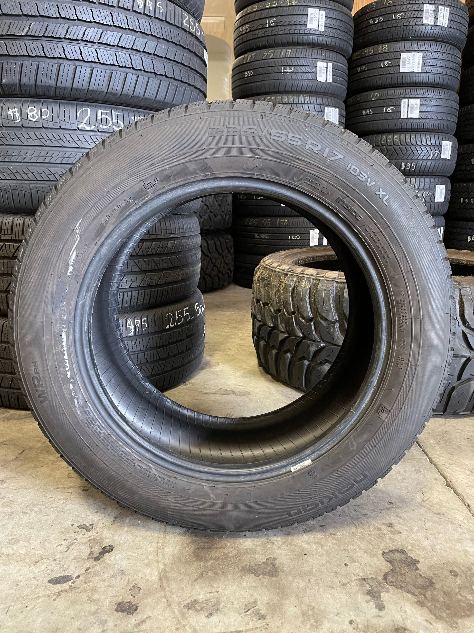 SINGLE 235/55R17 Nokian WR A4 103 V XL - Used Tires