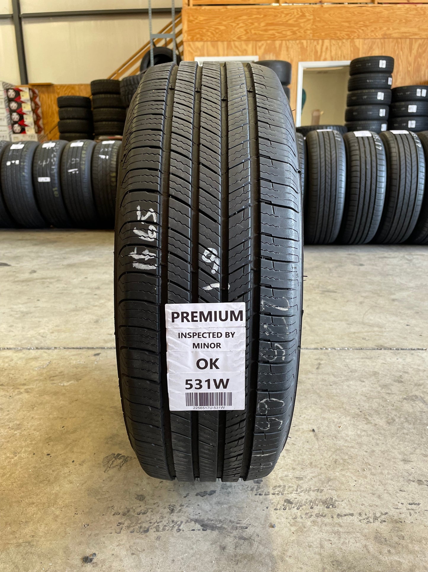 SET OF 3 225/65R17 Michelin Tour A/S T+H 102 H SL - Used Tires