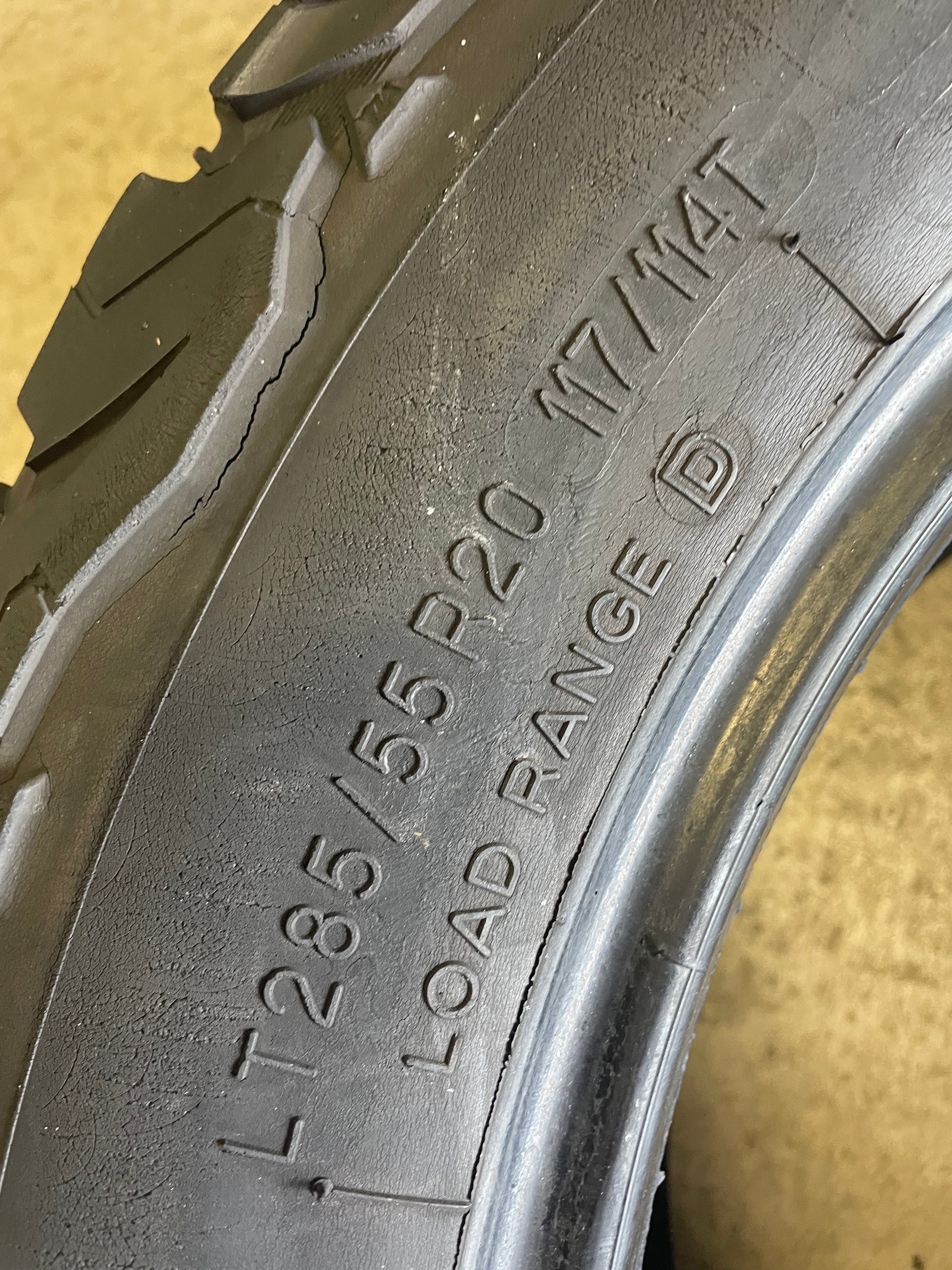 SINGLE 285/55R20 Bfgoodrich All-Terrain T/A KO2 117/114 T D - Used Tir –  High Tread Used Tires